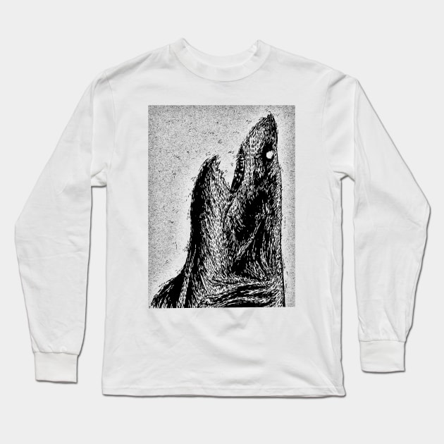 Shark Long Sleeve T-Shirt by barmalisiRTB